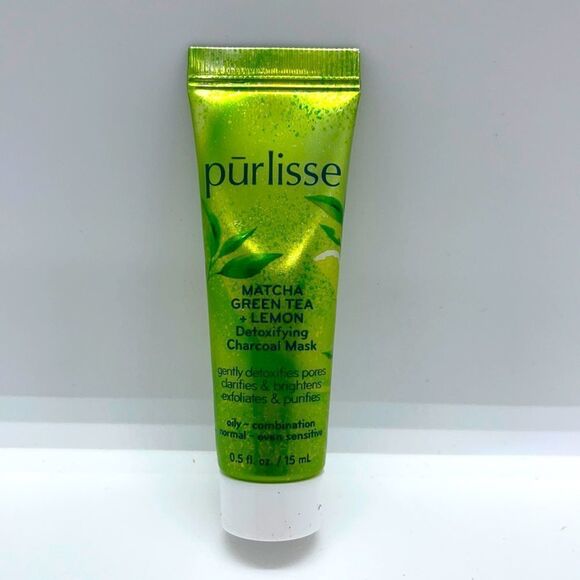 NWT Purlisse Matcha Green Tea + Lemon Detox Mask - Picture 2 of 4